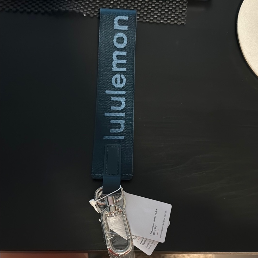 lululemon athletica Blue Keychain